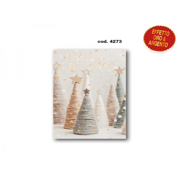 S-BIGLIETTO AUGURI NATALE 11,4X17,2CM