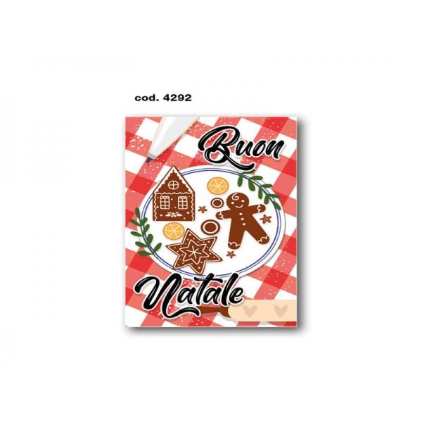 B-BIGLIETTO AUGURI NATALE 11,4X17,2CM