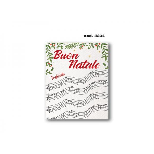 B-BIGLIETTO AUGURI NATALE 11,4X17,2CM