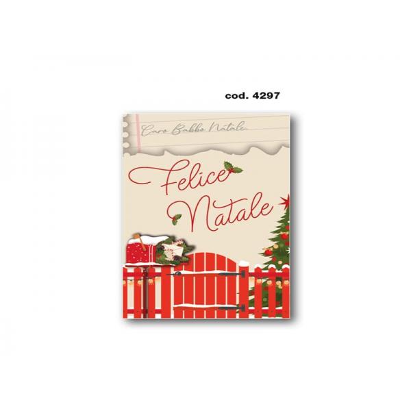 B-BIGLIETTO AUGURI NATALE 11,4X17,2CM