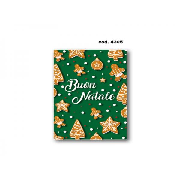 B-BIGLIETTO AUGURI NATALE 11,4X17,2CM