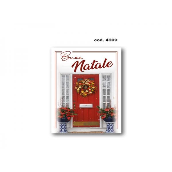 B-BIGLIETTO AUGURI NATALE 11,4X17,2CM