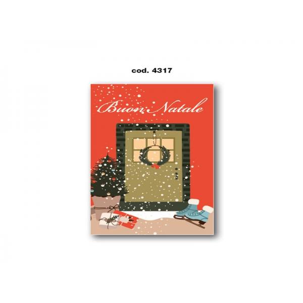 B-BIGLIETTO AUGURI NATALE 11,4X17,2CM