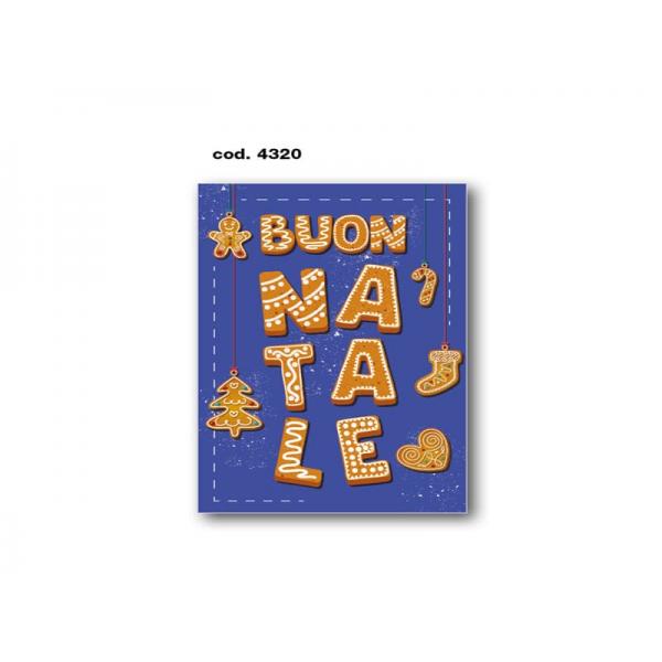 B-BIGLIETTO AUGURI NATALE 11,4X17,2CM