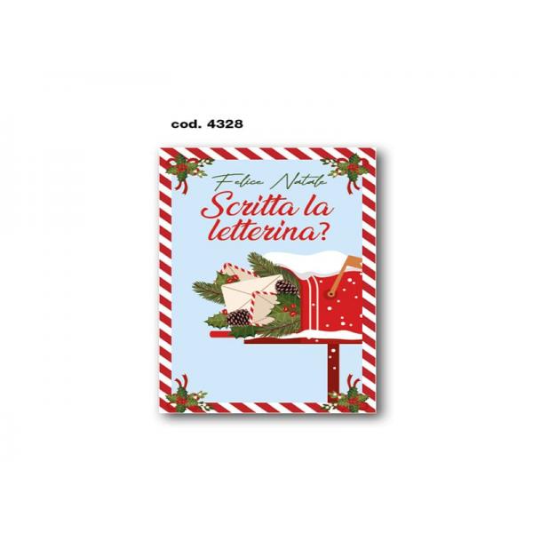 B-BIGLIETTO AUGURI NATALE 11,4X17,2CM