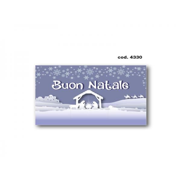 B-BIGLIETTO AUGURI NATALE 11,4X17,2CM