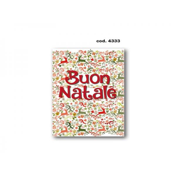 B-BIGLIETTO AUGURI NATALE 11,4X17,2CM