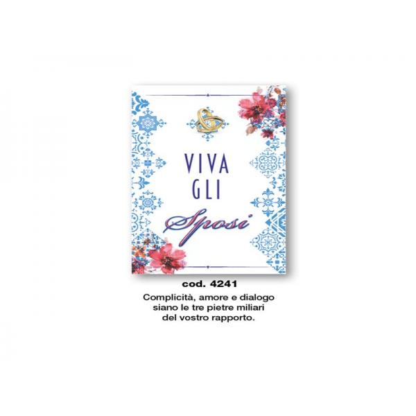 B-BIGLIETTO AUGURI MATR. 11,4X17,2CM