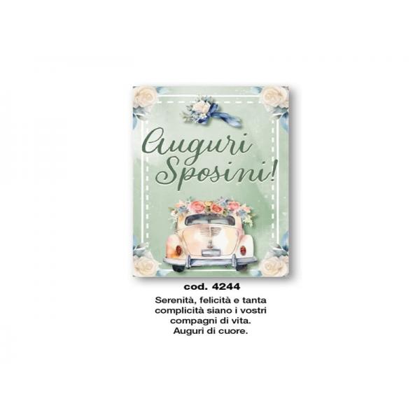 B-BIGLIETTO AUGURI MATR. 11,4X17,2CM