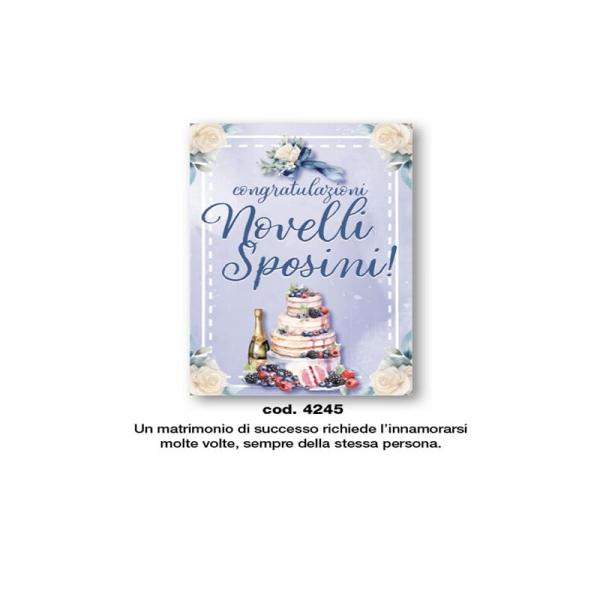 B-BIGLIETTO AUGURI MATR. 11,4X17,2CM