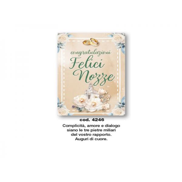 B-BIGLIETTO AUGURI MATR. 11,4X17,2CM