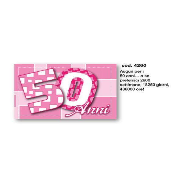 B-BIGLIETTO AUGURI COMPL.50 11,4X17,2CM