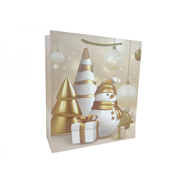 CONF6 SHOP.31X40X12CM ORO PUPAZZO NEVE DISPONIBILE DA FINE GIUGNO