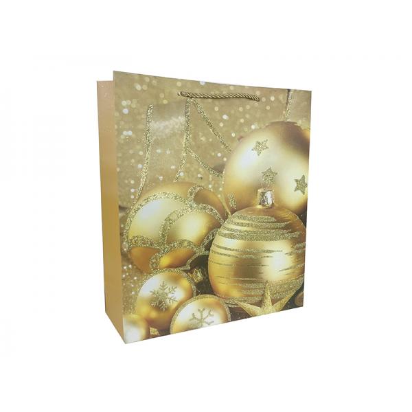 CONF6 SHOP.26X32X10CM ORO PALLE NATALE DISPONIBILE DA FINE GIUGNO