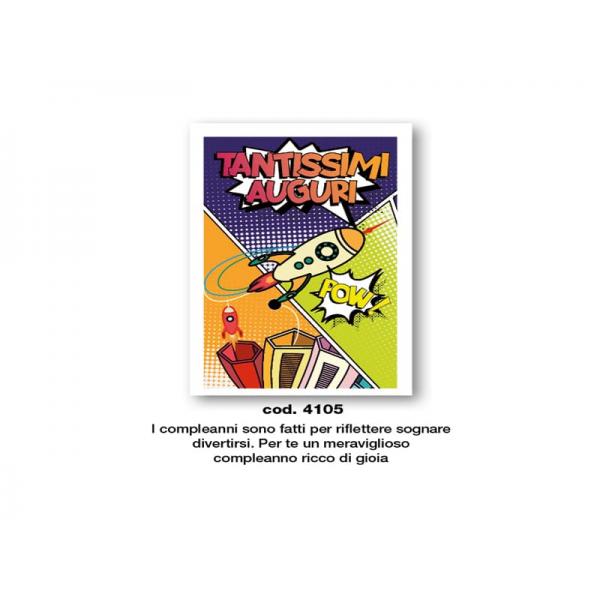 B-BIGL.AUGURI COMPL.11,4X17,2CM