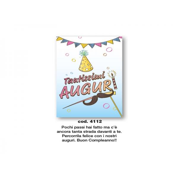 B-BIGL.AUGURI COMPL.11,4X17,2CM