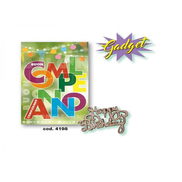 S-BIGL.AUGURI COMPL.GADGET11,4X17,2CM