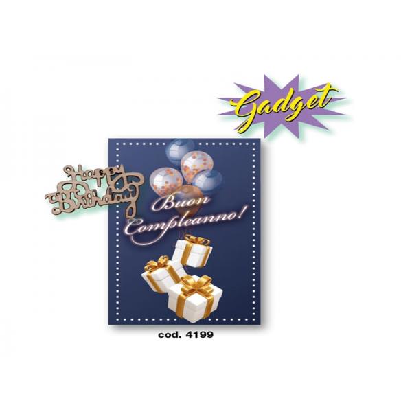 S-BIGL.AUGURI COMPL.GADGET11,4X17,2CM