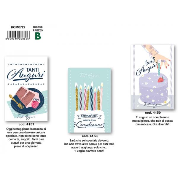 B-KIT12 BIGL.AUGURI COMPL.4157-4158-4159