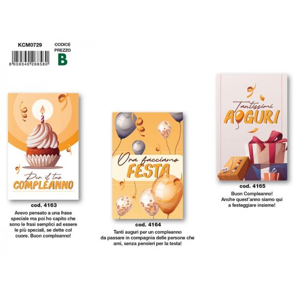 B-KIT12 BIGL.AUGURI COMPL.4163-4164-4165