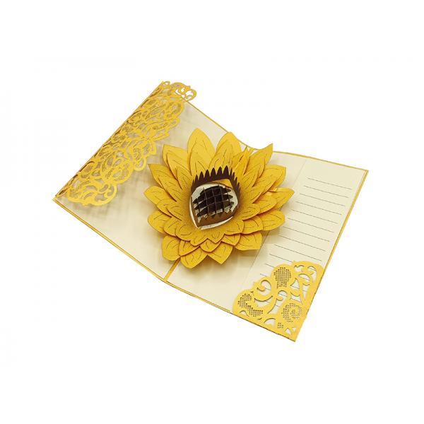 BIGL.AUGURI ORIGAMI LUX GIRASOLE