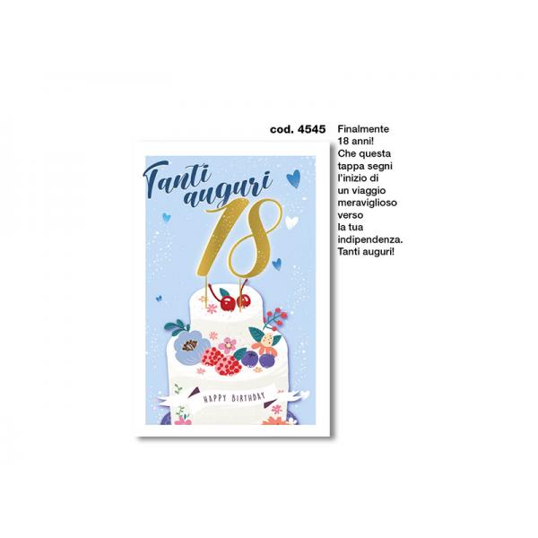 B-BIGL.AUGURI COMPLEANNO 18 ANNI