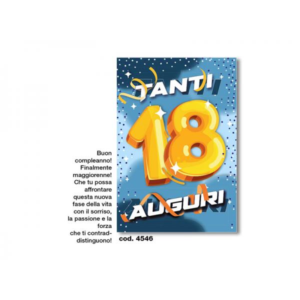 B-BIGL.AUGURI COMPLEANNO 18 ANNI
