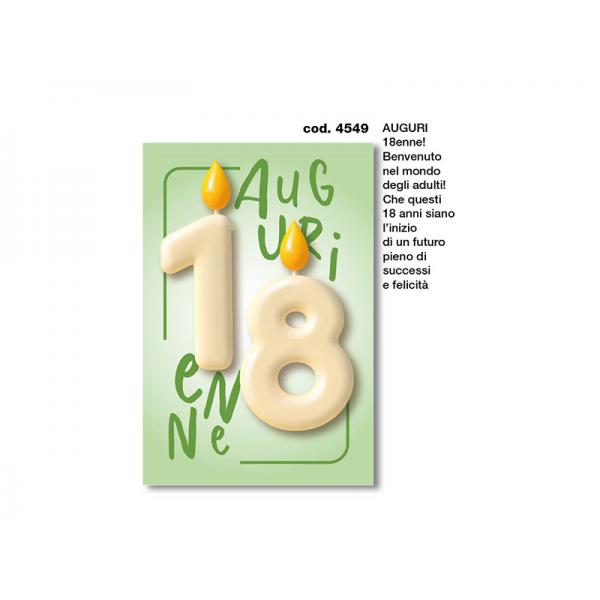 B-BIGL.AUGURI COMPLEANNO 18 ANNI