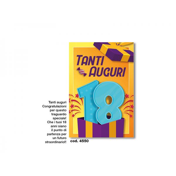 B-BIGL.AUGURI COMPLEANNO 18 ANNI