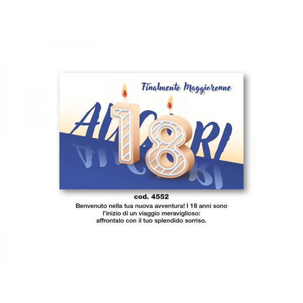 B-BIGL.AUGURI COMPLEANNO 18 ANNI