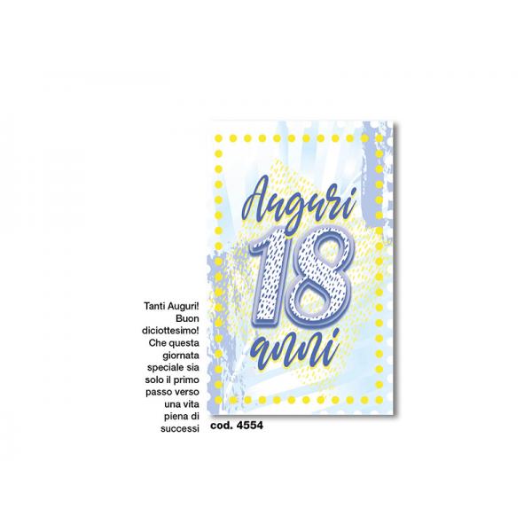 B-BIGL.AUGURI COMPLEANNO 18 ANNI