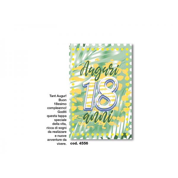 B-BIGL.AUGURI COMPLEANNO 18 ANNI