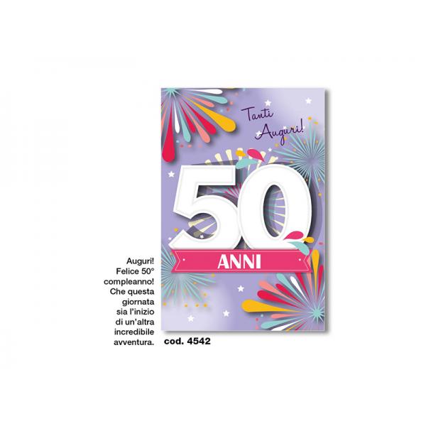 B-BIGL.AUGURI COMPLEANNO 50 ANNI