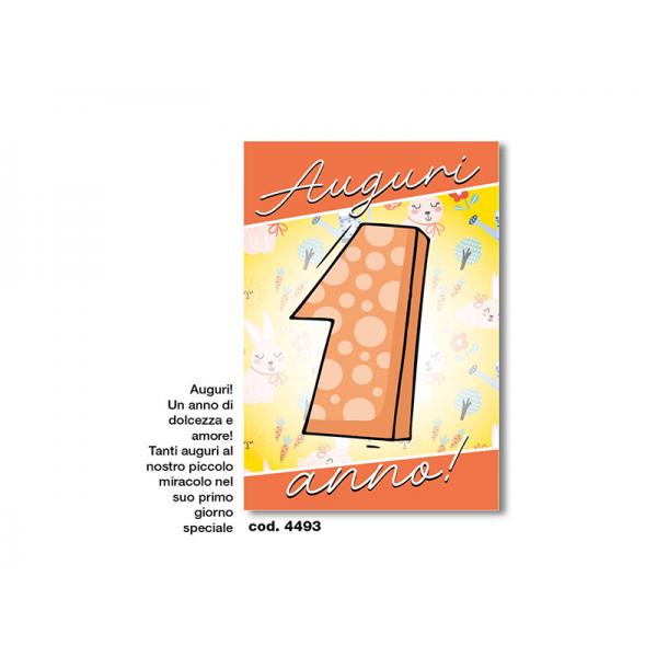 B-BIGL.AUGURI COMPLEANNO NUMERI BAMBINI