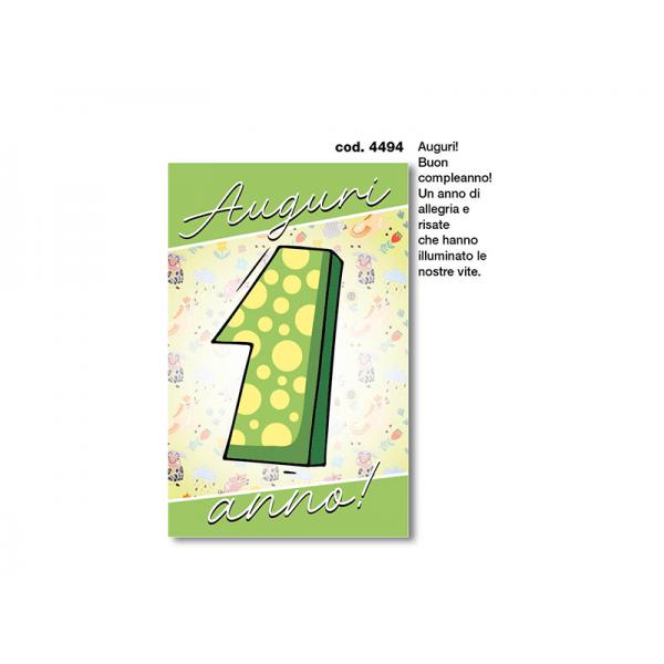 B-BIGL.AUGURI COMPLEANNO NUMERI BAMBINI