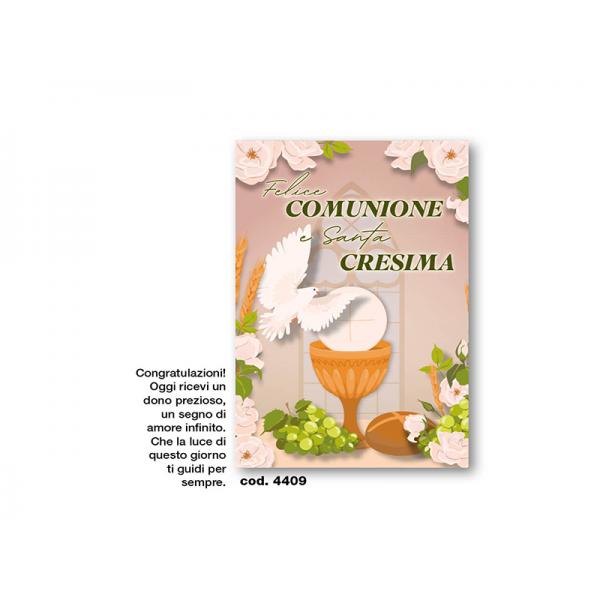 B-BIGL.AUGURI COMUNIONE E CRESIMA