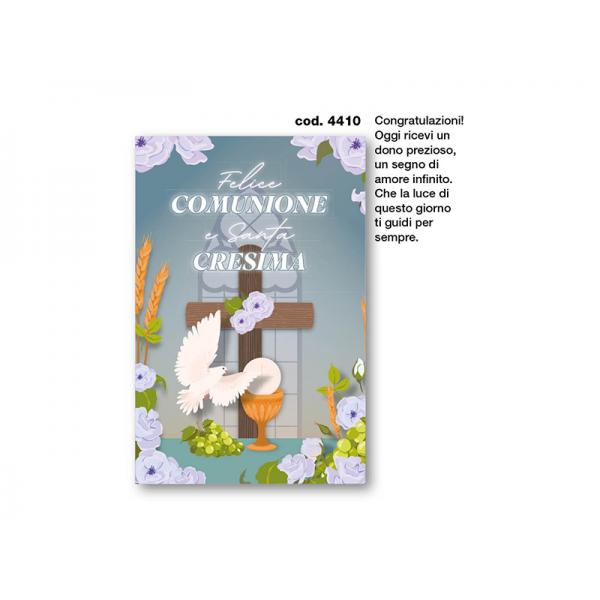 B-BIGL.AUGURI COMUNIONE E CRESIMA