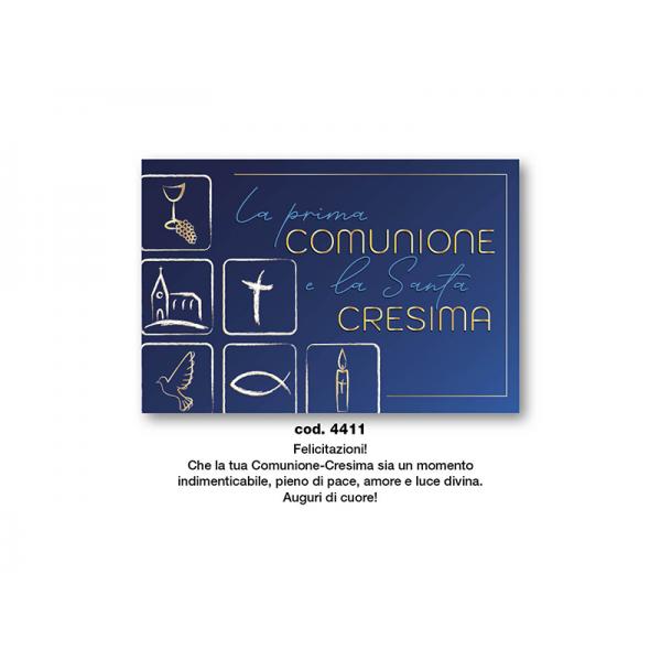 B-BIGL.AUGURI COMUNIONE E CRESIMA