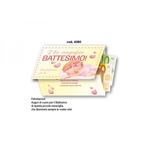 C-BIGL.AUGURI BATTESIMO P/S