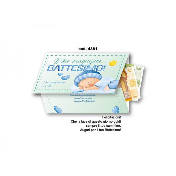 C-BIGL.AUGURI BATTESIMO P/S