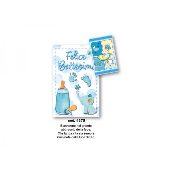 S-BIGL.AUGURI BATTESIMO BIGL. PICC.