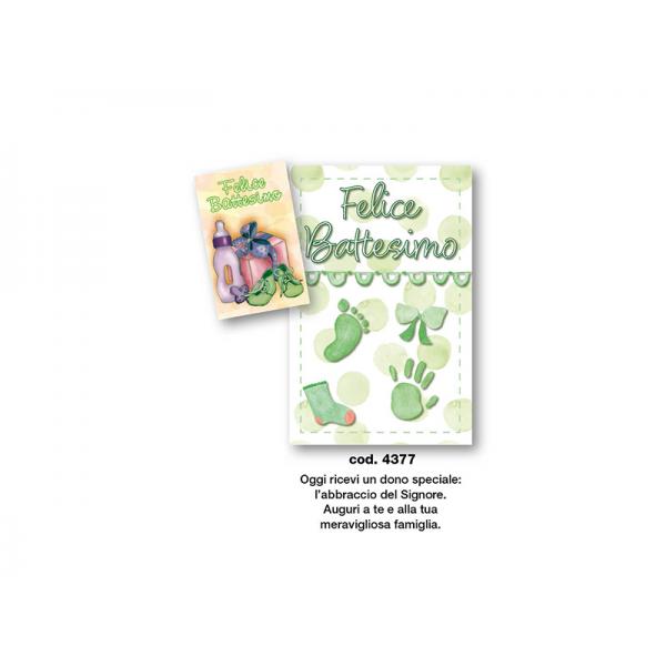 S-BIGL.AUGURI BATTESIMO BIGL. PICC.