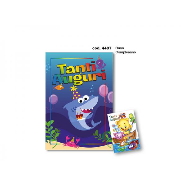 S-BIGL.AUGURI COMPLEANNO BAMBINI PICC.