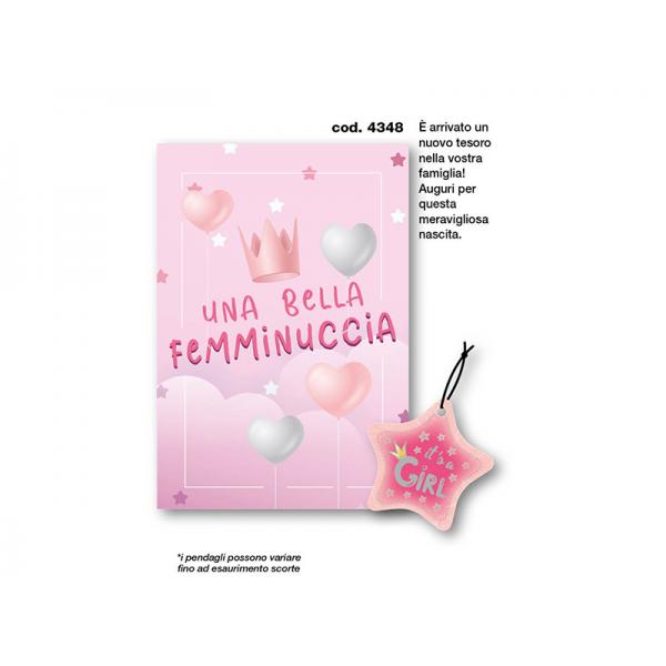 S-BIGL.AUGURI NASCITA PENDAGLIO