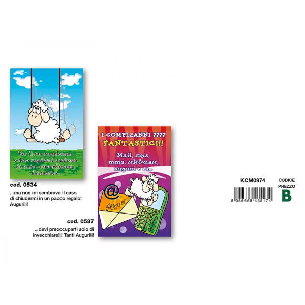 B-KIT12 BIGL.AUGURI COMP.BENNY0534-0537