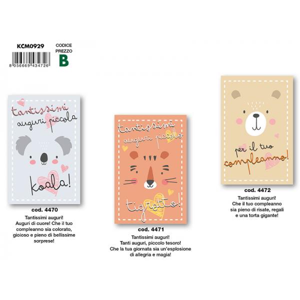 B-KIT12 BIGL.AUGURI COMPL.BAM.4470-1-2