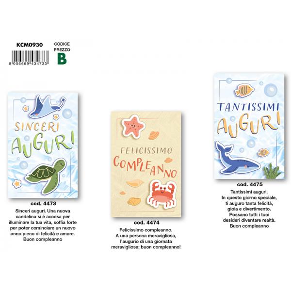 B-KIT12 BIGL.AUGURI COMPL.BAM.4473-4-5