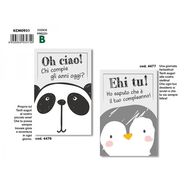 B-KIT12 BIGL.AUGURI COMPL.BAM.4476-4477