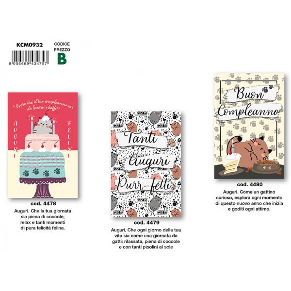 B-KIT12 BIGL.AUGURI COMPL.BAM.4478-9-80