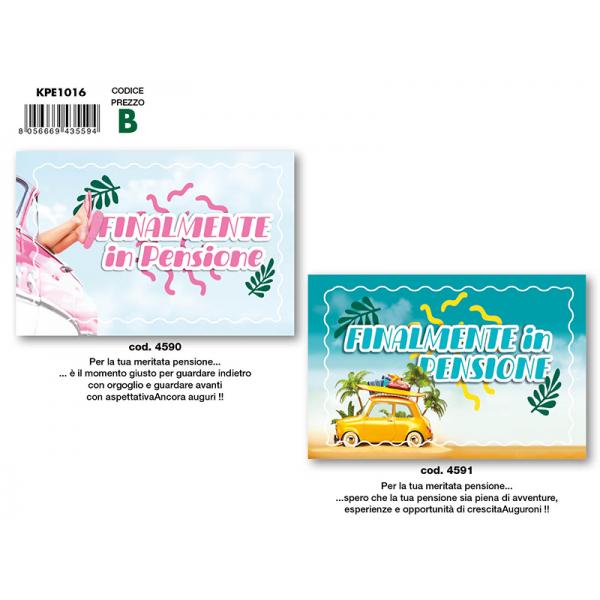 B-KIT12 BIGL.AUGURI PENSIONE4590-4591